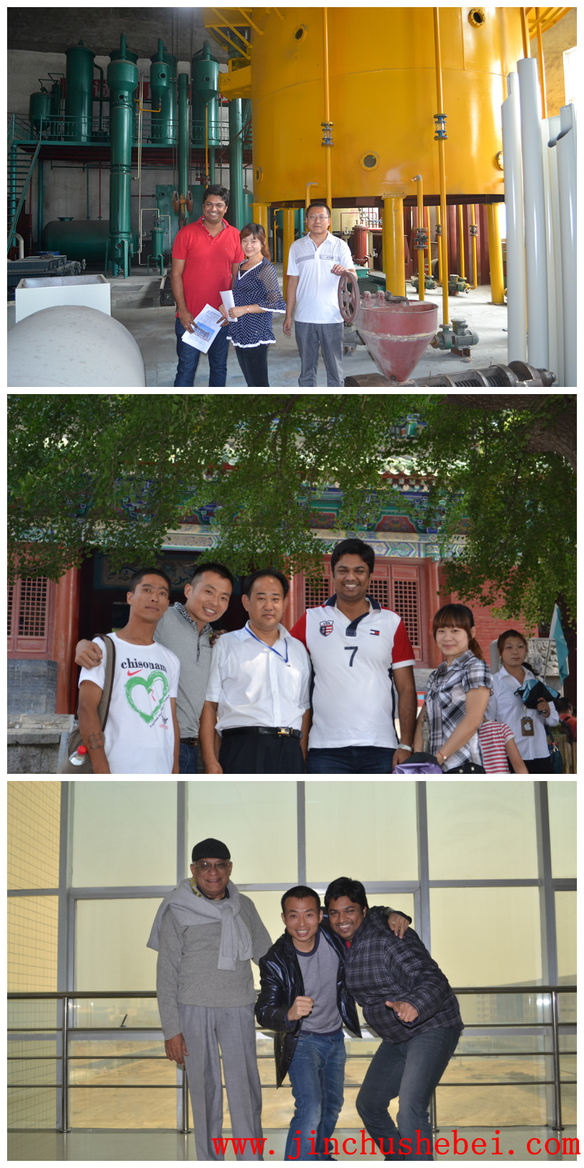 印度客戶到訪鄭州企鵝參觀預榨浸出生產(chǎn)線設備(圖1) 預榨浸出生產(chǎn)線